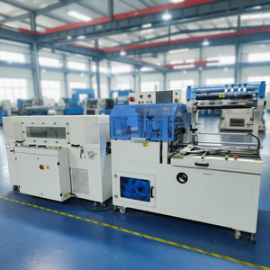 병 포장용 수축 포장 터널이 있는 완전 자동 L726 고속 수축 포장지 포장기 열 수축 포장기